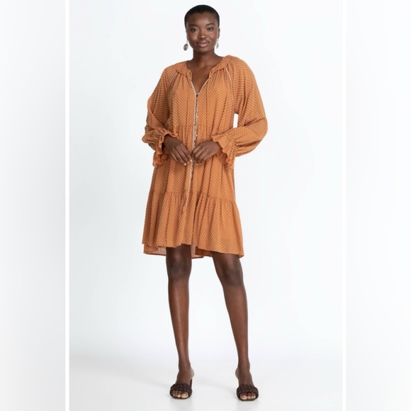 Johnny Was Jade Orla Mini Boho Tiered Dress - M - Picture 1 of 10